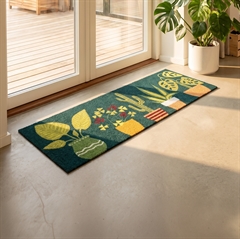 Dørmåtte fra Derrière la Porte - 45x120 cm - Cactus